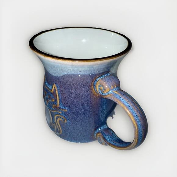 La Rochelle Kitten Cat Coffee Tea Mug Ceramic Stoneware 4” - Picture 4 of 5